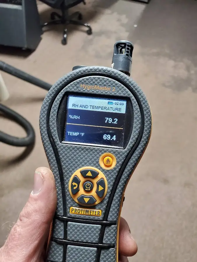 Moisture meter humidity assessment for Fire & Smoke Damage Restoration in Clover
